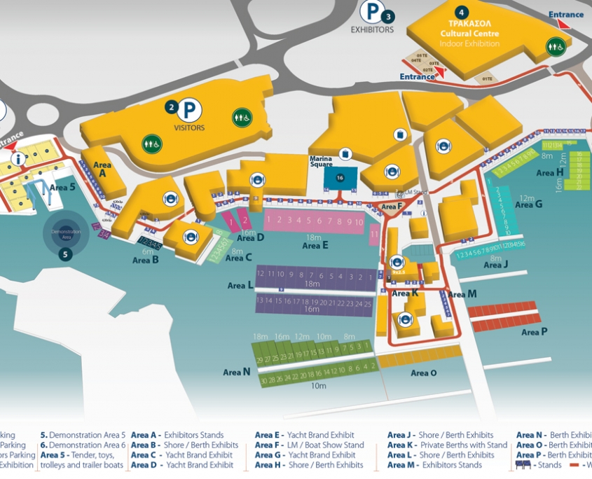 Limassol Boat Show Outdoor Map 2019